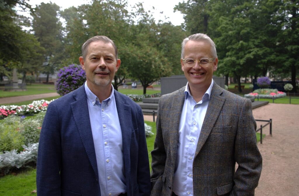 Nordic Interim partners Finland Jan Långbacka  ja Niklas Björkman